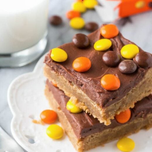 Peanut Butter Cookie Bars with Buttercream Frosting Lil' Luna