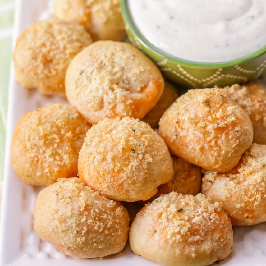 Buffalo Chicken Bites {Made with Crescent Rolls} Lil' Luna