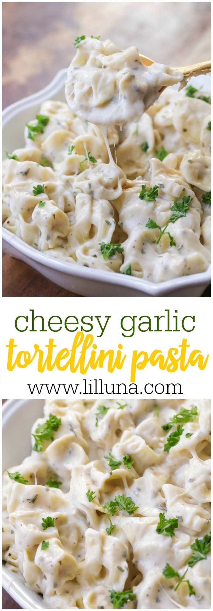 Cheesy Tortellini Pasta Recipe Lil' Luna