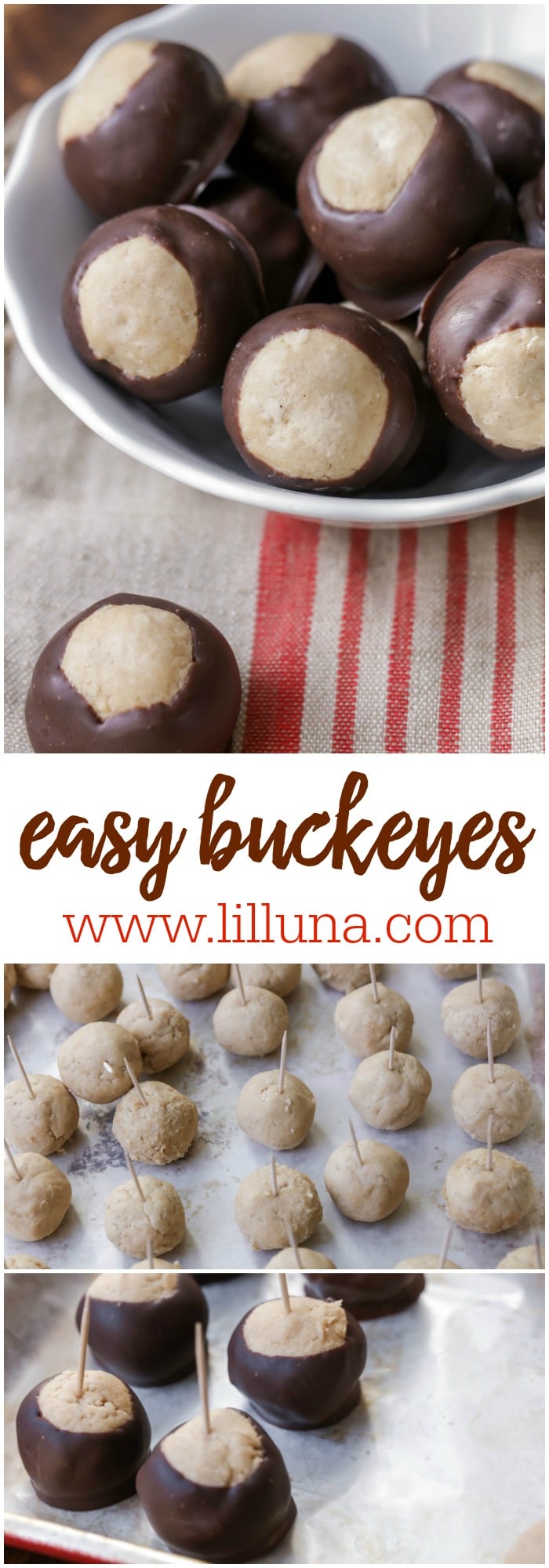 Easy Buckeyes Recipe {only 5 Ingredients } Lil Luna