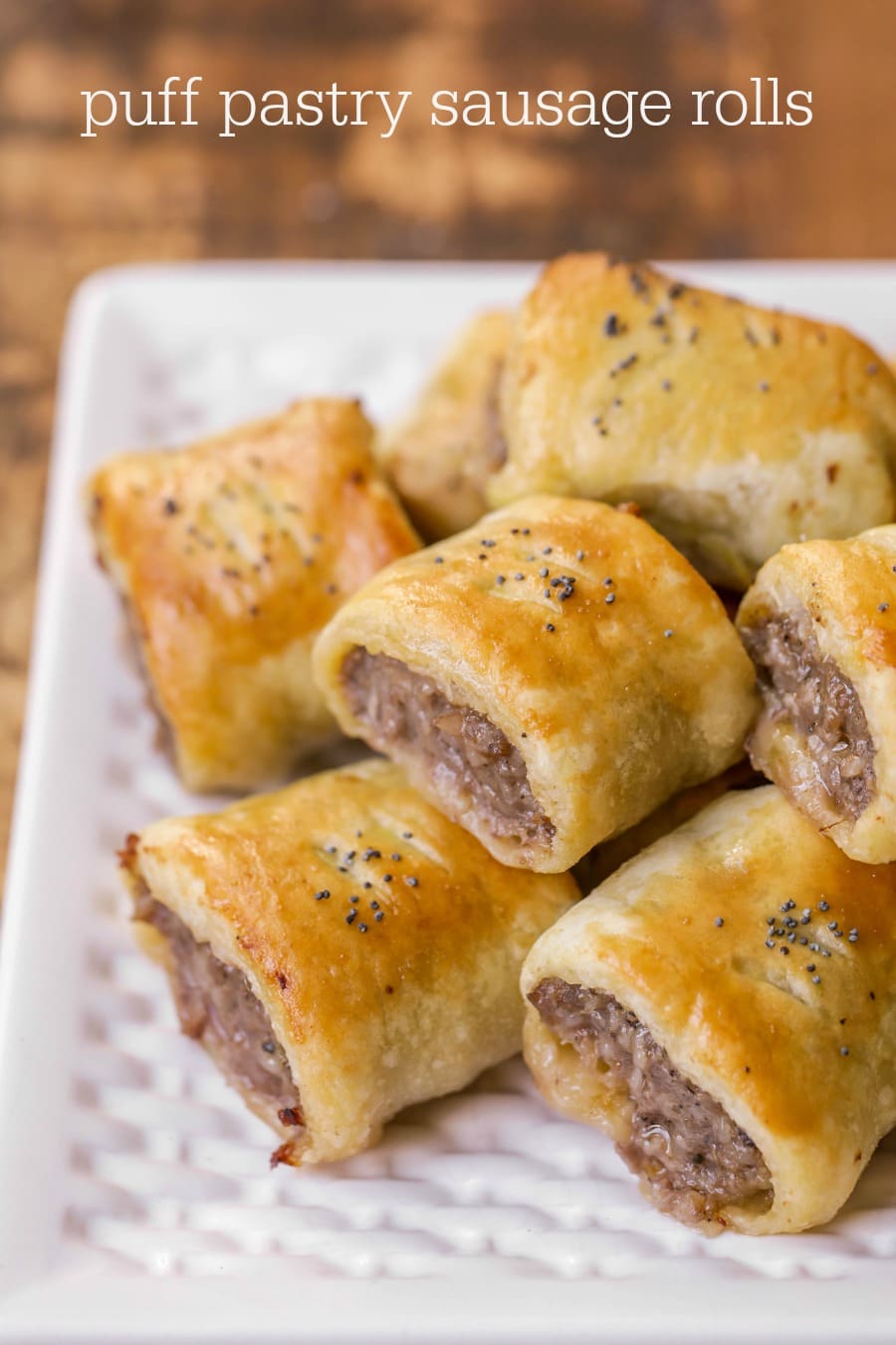 puff pastry sausage rolls