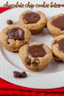 Chocolate Chip Cookies Bites {mini Treats} 