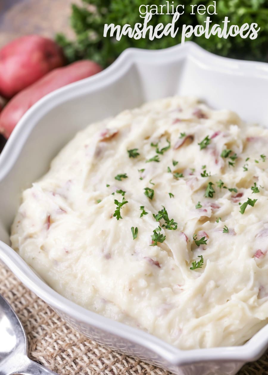 Garlic Red Mashed Potatoes