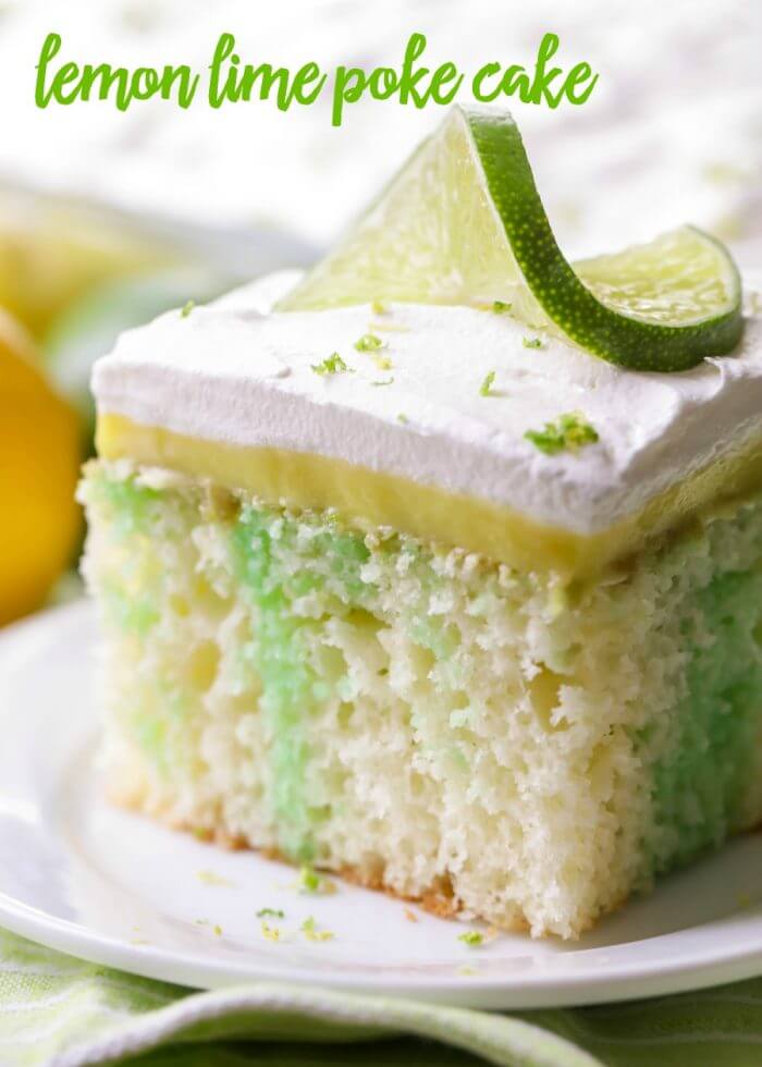 Lemon Lime Poke Cake Bright And Summery Lil Luna 5193