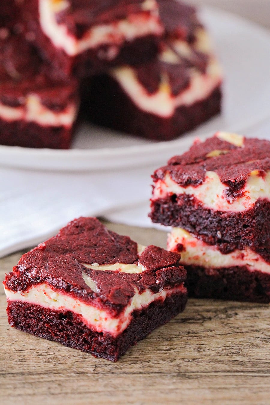 Red Velvet Cheesecake Brownies