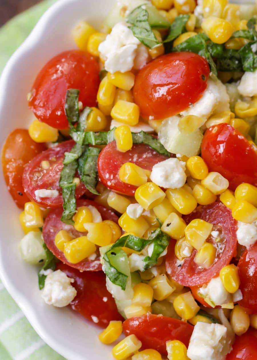 Corn Salad Recipe - Perfect for Summer! (+VIDEO) | Lil' Luna