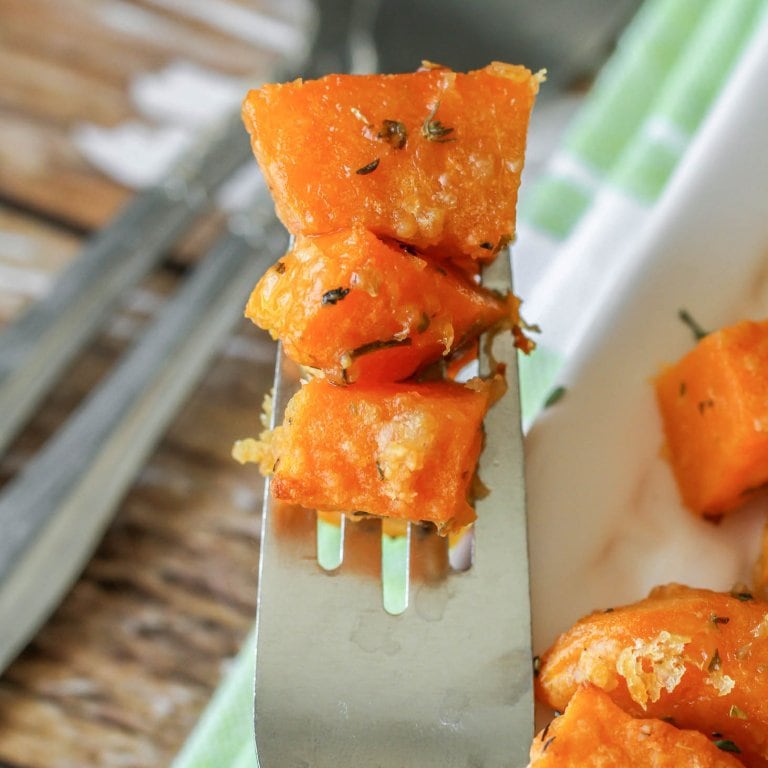 Oven Roasted Sweet Potato Cubes Just 5 Minute Prep Time Lil Luna