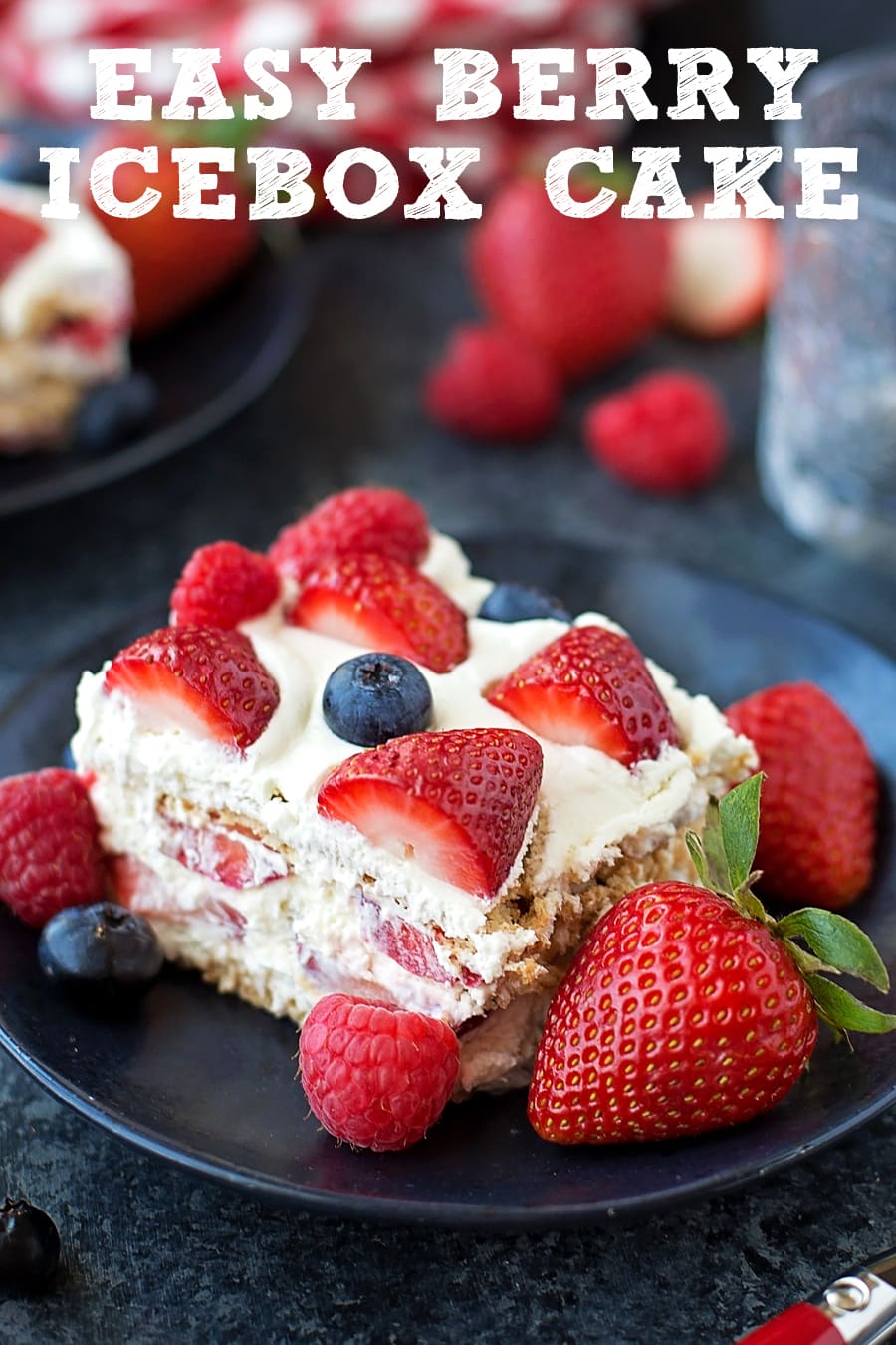 easy berry icebox cake