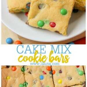 Cake Mix Cookie Bars Recipe (+VIDEO) | Lil' Luna