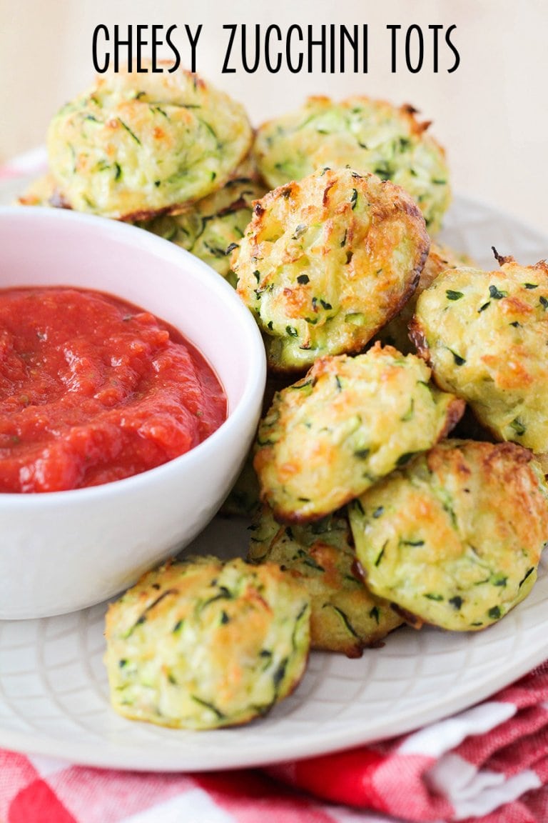 Baked Zucchini Tots Recipe (+VIDEO) | Lil' Luna