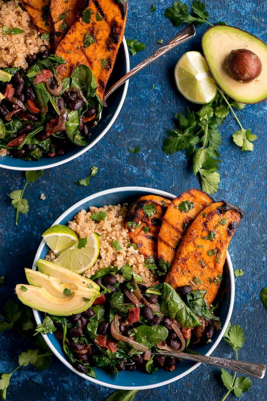 Spinach and Sweet Potato Quinoa Bowl Recipe-image