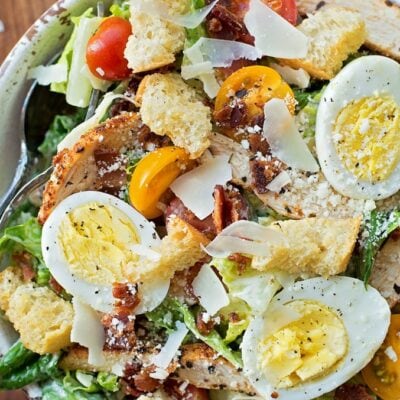 Easy Chicken Caesar Salad Recipe | Lil' Luna