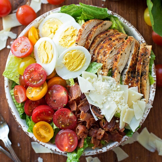Easy Chicken Caesar Salad Recipe | Lil' Luna