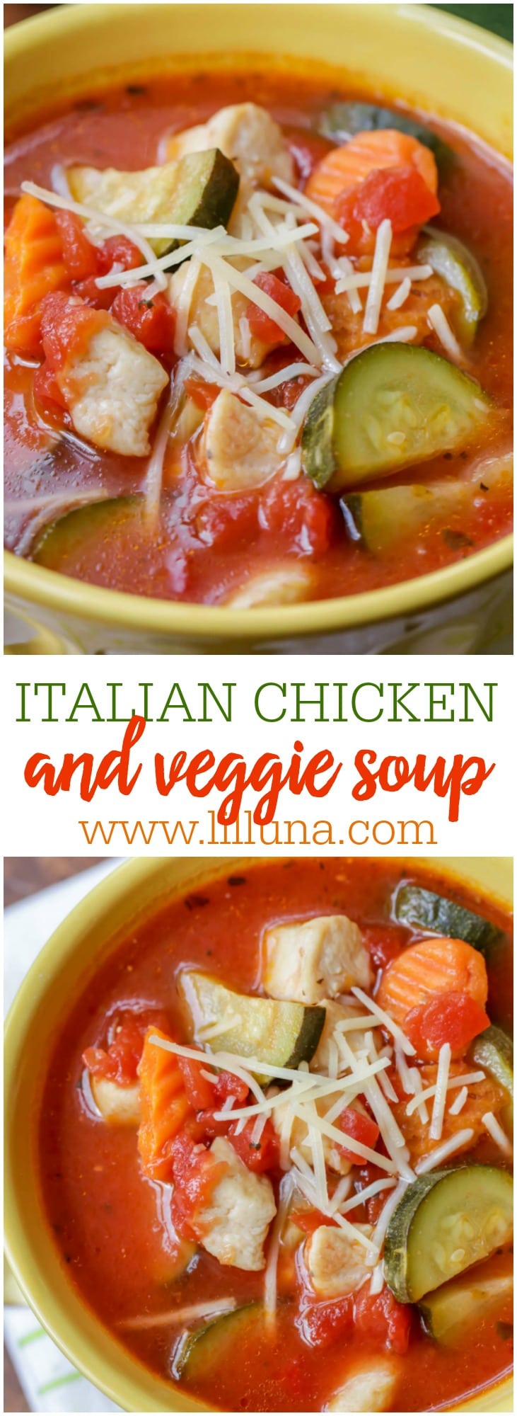 Italian Chicken Vegetable Soup Recipe | Lil' Luna