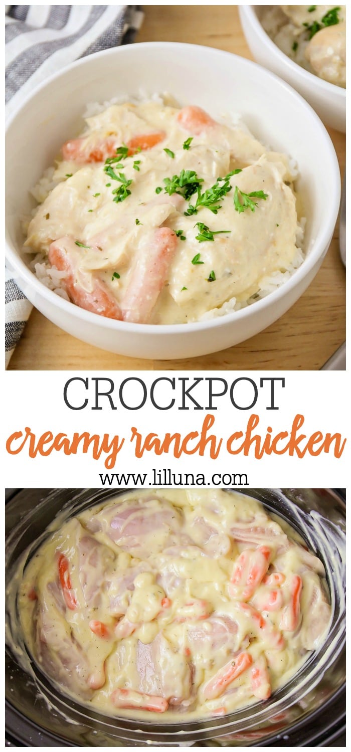 Quick + Easy Crockpot Ranch Chicken Recipe Lil' Luna