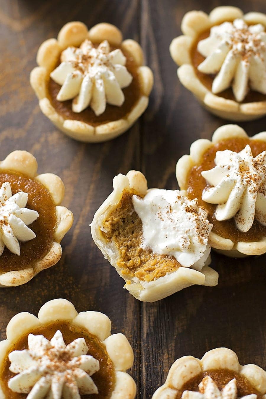 Bite Size Mini Pumpkin Pies Made in a Muffin Tin | Lil' Luna