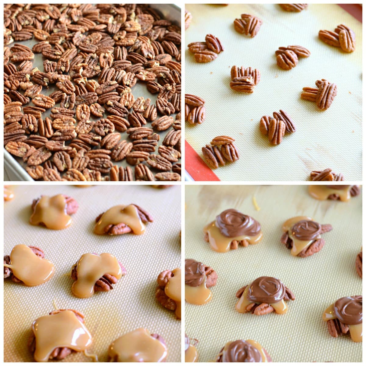 Kraft Caramel Turtles Recipe - Heat shortening and ...