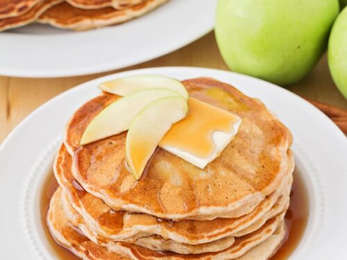 Apple Cinnamon Pancakes Recipe | Lil' Luna
