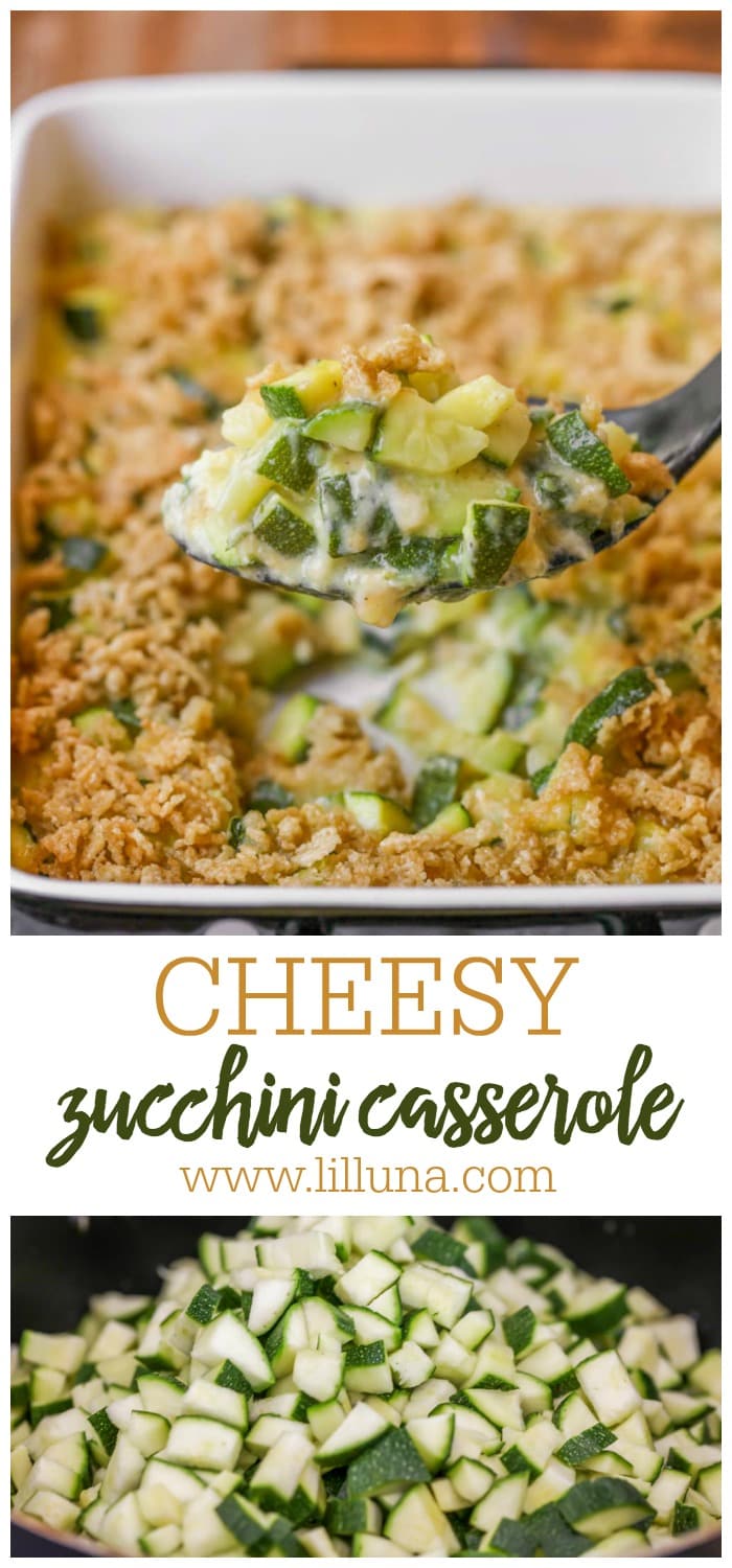 Zucchini Casserole Recipe {Easy + Cheesy} | Lil' Luna