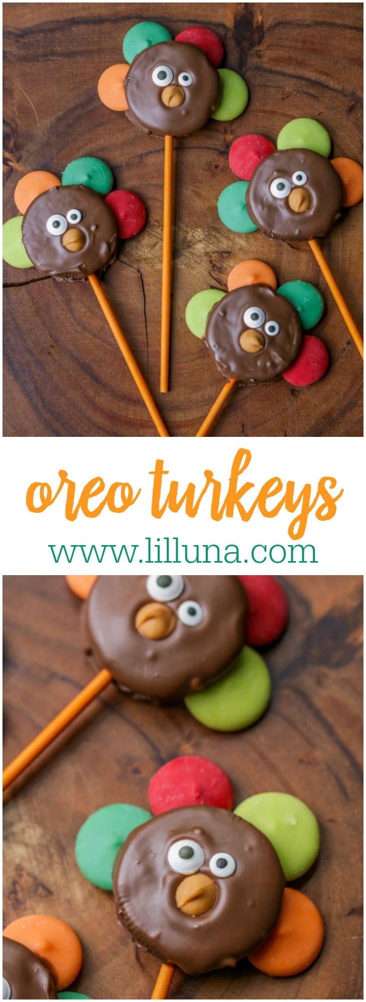Oreo Turkeys {Adorable Thanksgiving Treat!} | Lil' Luna