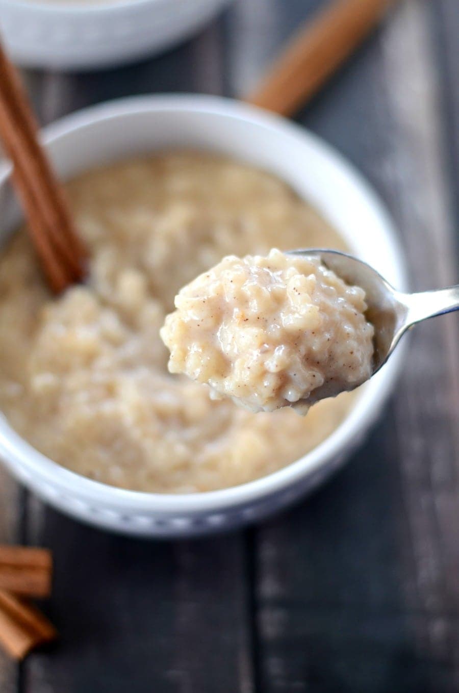 Slow Cooker Rice Pudding {Easy + Creamy} | Lil' Luna