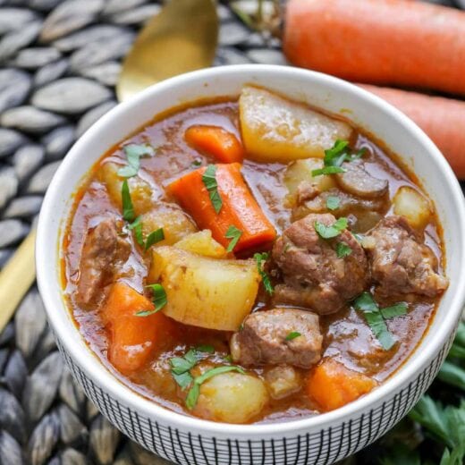 Slow Cooker Beef Stew Recipe | Lil' Luna