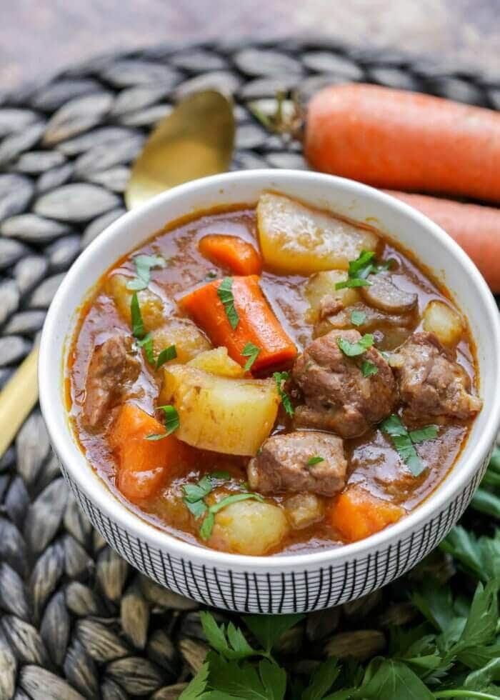 Slow Cooker Beef Stew Recipe | Lil' Luna