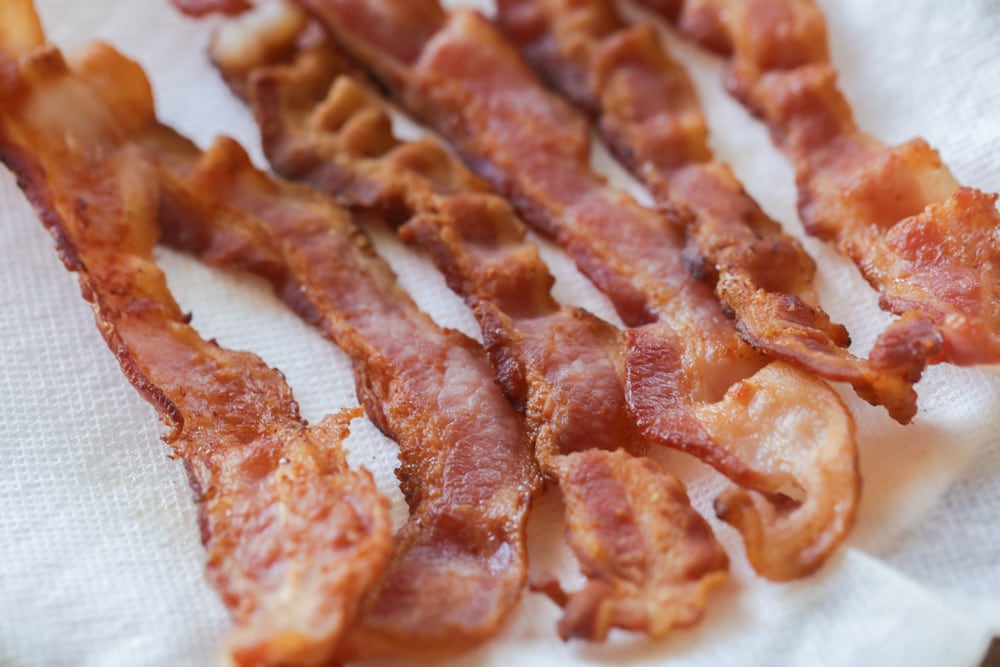 Bacon to put in twice baked potato casserole recipe