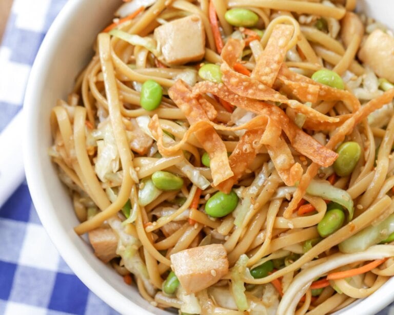 Asian Noodle Salad Recipe (+VIDEO) Lil' Luna