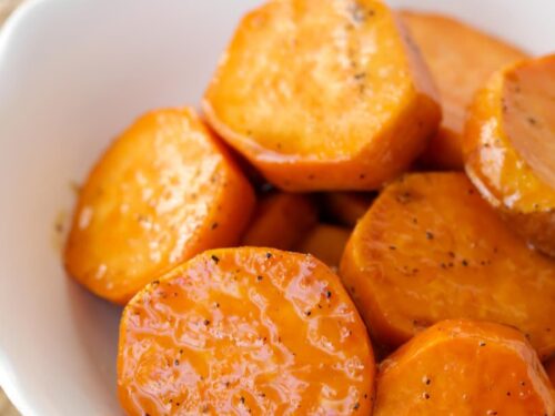 Oven-Roasted Candied Sweet Potatoes • Now Cook This!