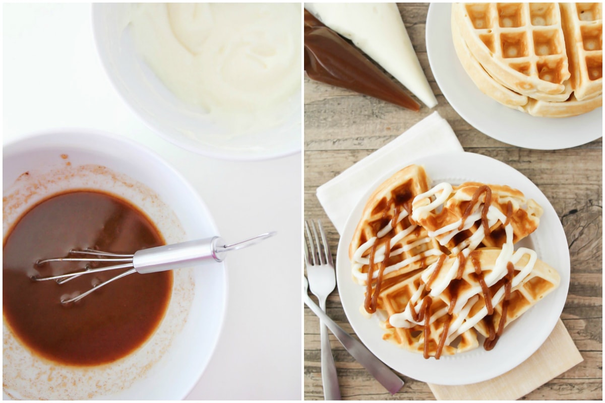 Drizzle for cinnamon waffles