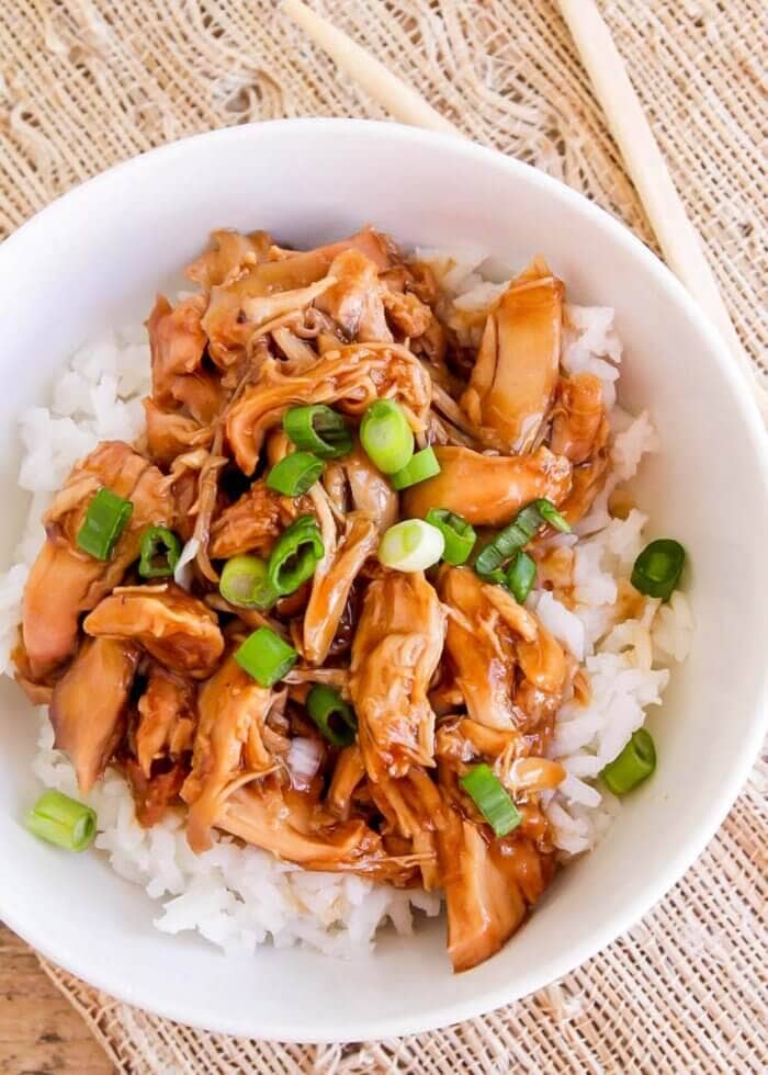 Crock Pot Teriyaki Chicken {Homemade Sauce!} Lil' Luna