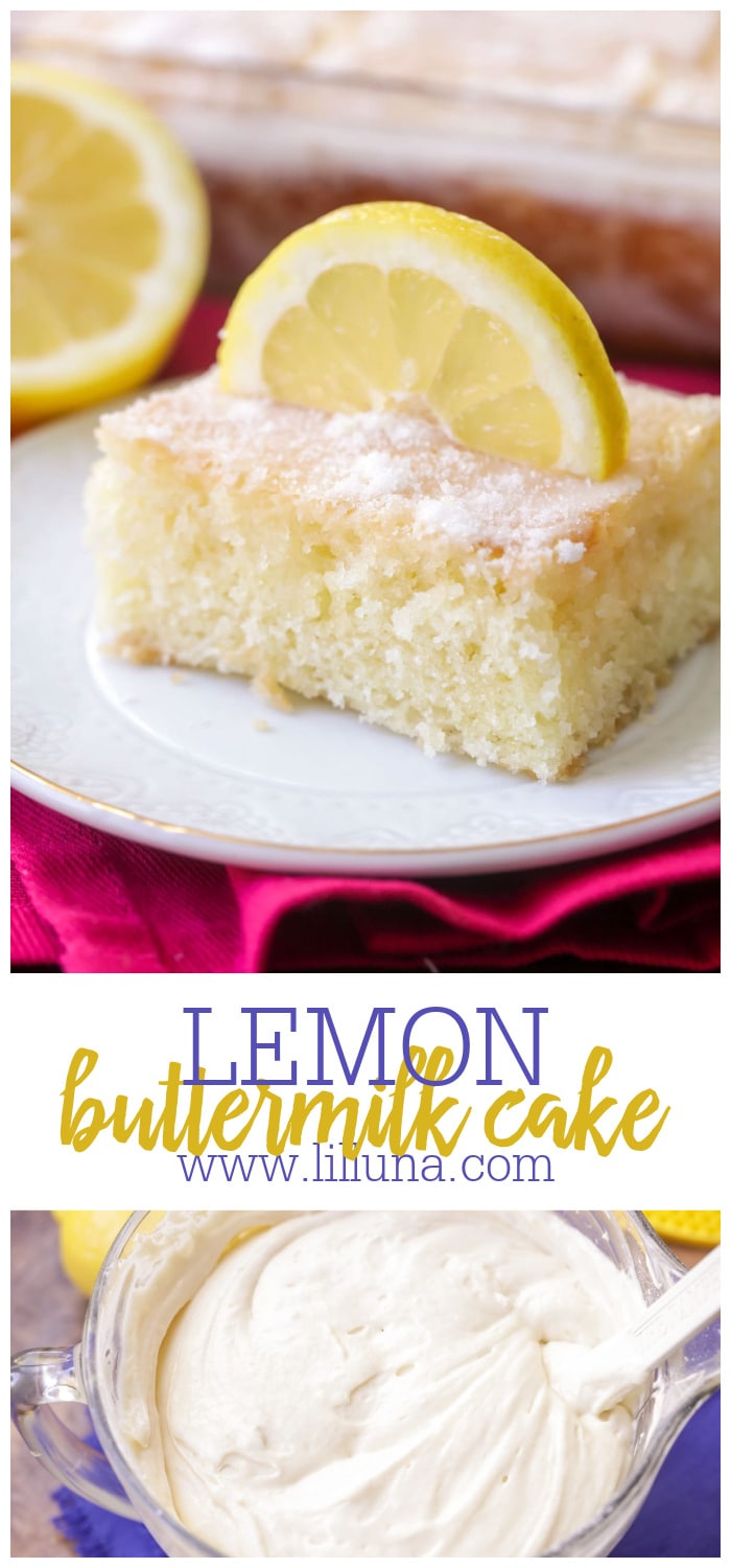 Best Lemon Buttermilk Cake With Glaze Lil Luna