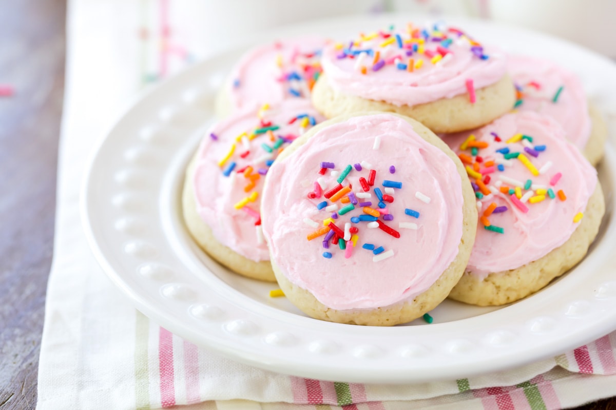 Lofthouse Sugar Cookies recipe on plate