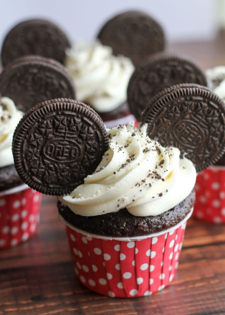 Easy Mickey Mouse Cupcakes Recipe Lil' Luna