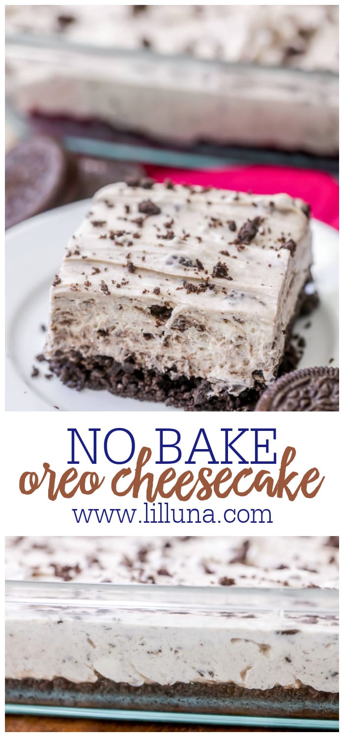 No Bake Oreo Cheesecake Recipe 15 Minutes To Make Lil Luna 