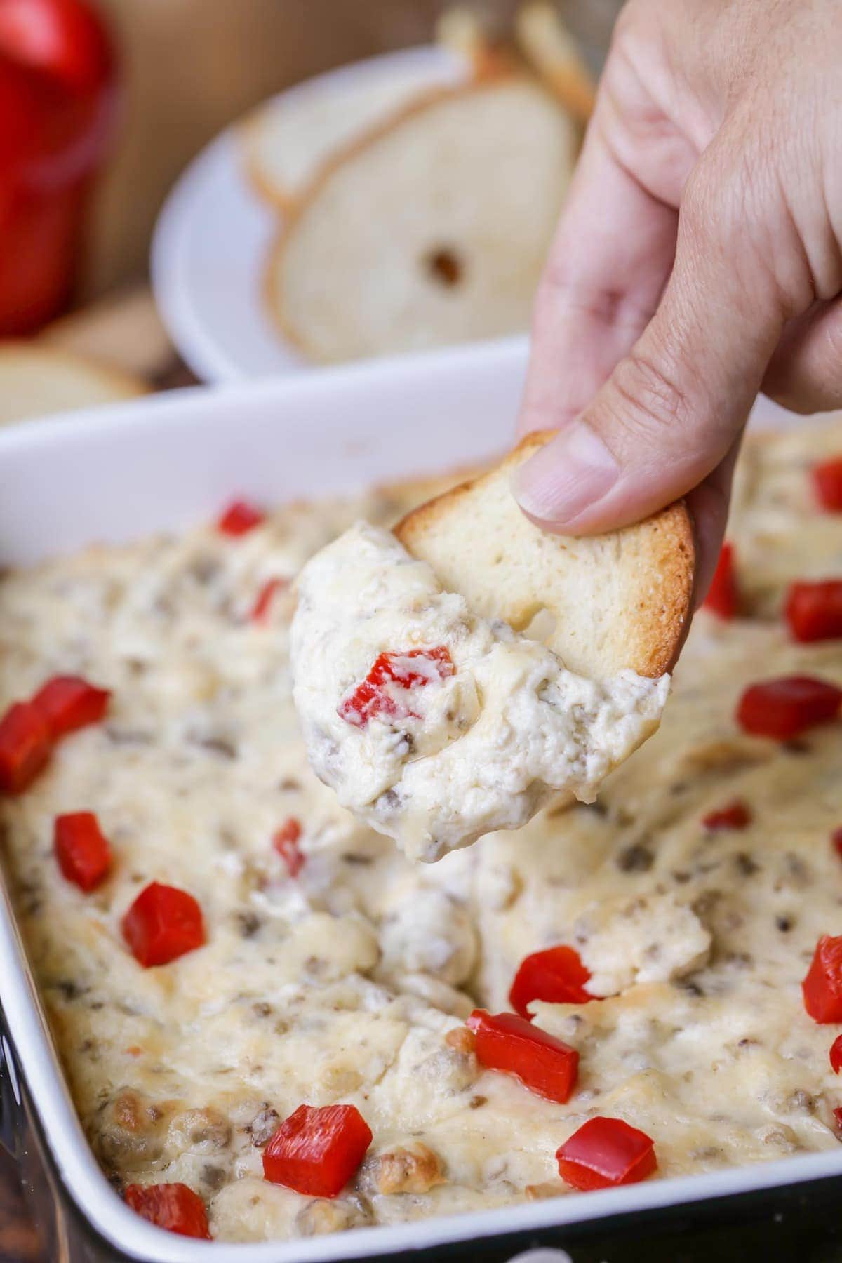 Cheesy Sausage Dip Recipe | Lil' Luna