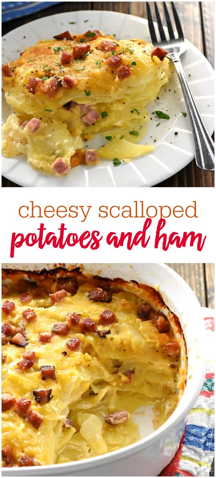 Cheesy Scalloped Potatoes and Ham Recipe | Lil' Luna