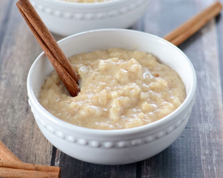 Slow Cooker Rice Pudding Easy Creamy Lil Luna