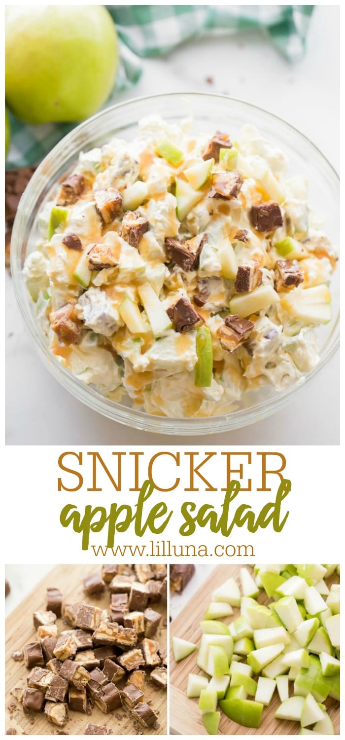 The BEST Snicker Apple Salad (+VIDEO) Lil' Luna