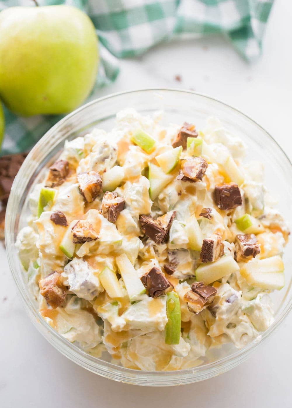 The BEST Snicker Apple Salad (+VIDEO) | Lil' Luna