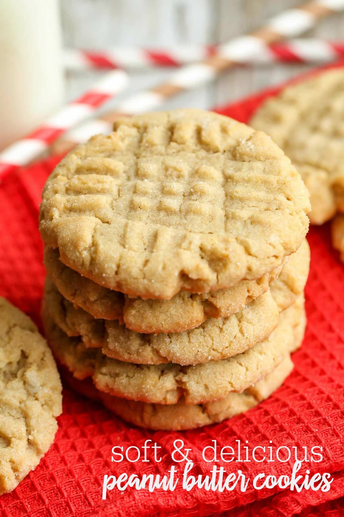 EASY & SOFT Peanut Butter Cookies | Lil' Luna