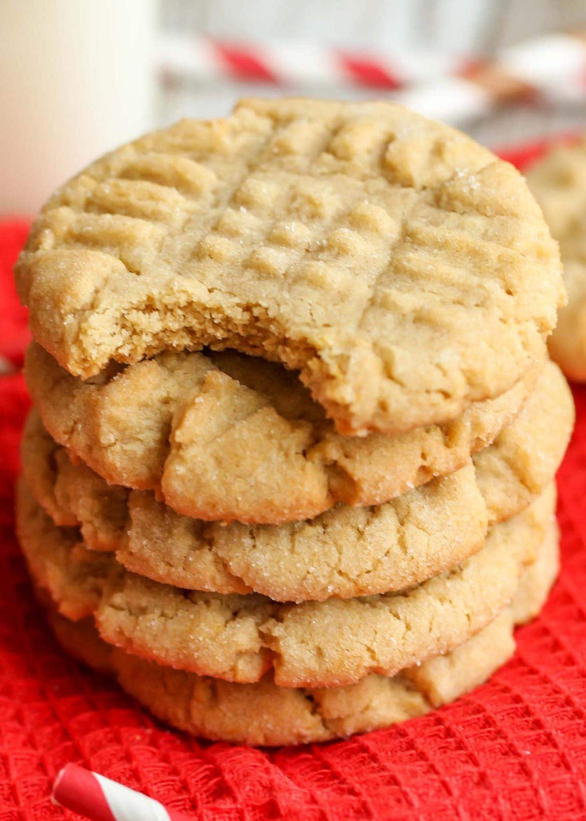 EASY  SOFT Peanut Butter Cookies  Lil Luna