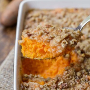 Sweet Potato Casserole {with Pecans!} | Lil' Luna