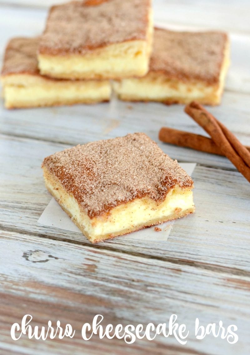 Churro Cheesecake Bars | Lil' Luna