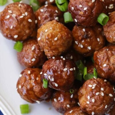 Slow Cooker Asian Meatballs | Lil' Luna