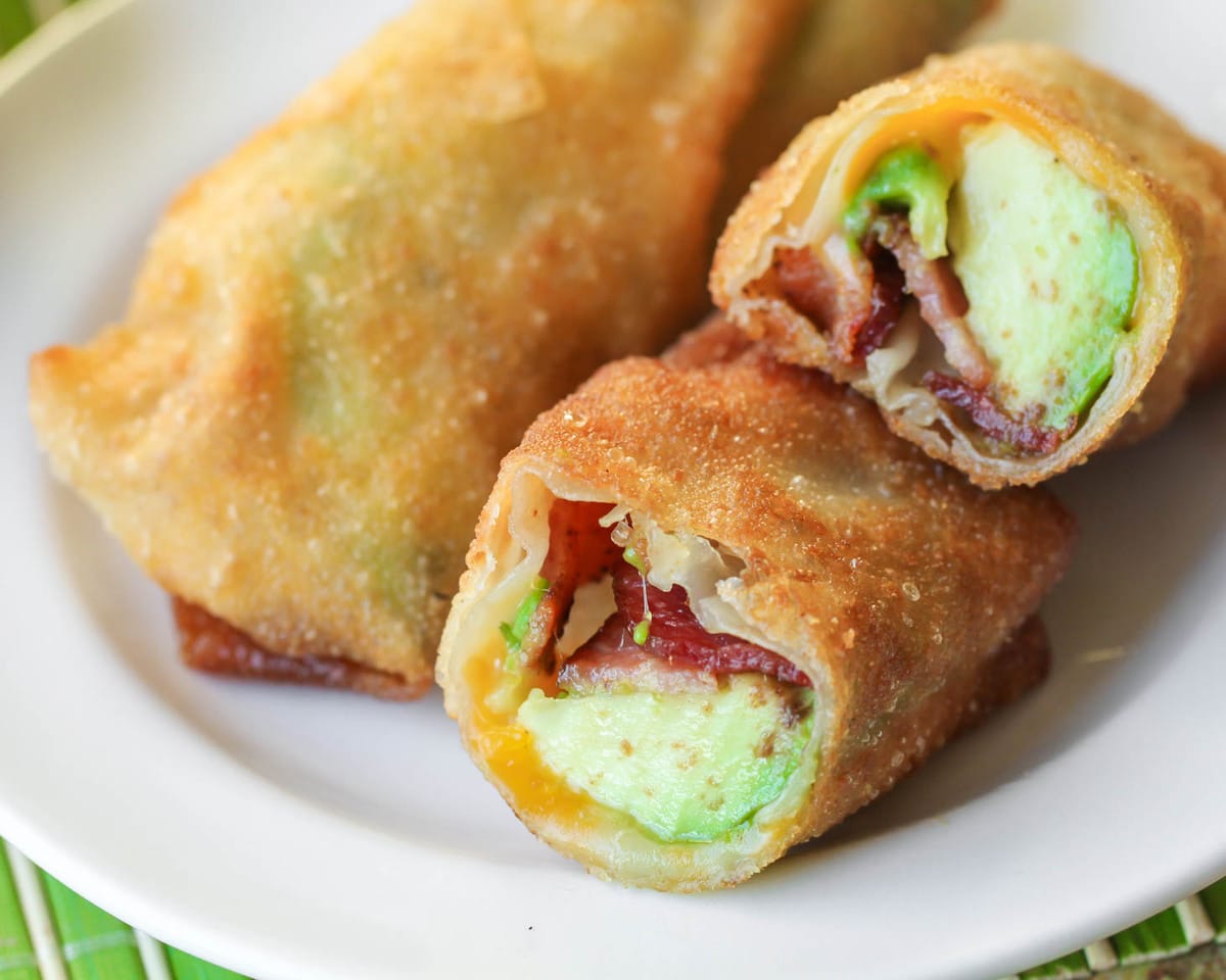 Copycat Cheesecake Factory Avocado Egg Rolls (+VIDEO) Lil' Luna