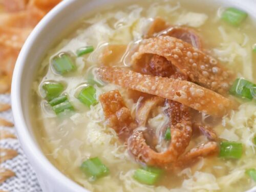 Quick Easy Egg Drop Soup Recipe Video Lil Luna