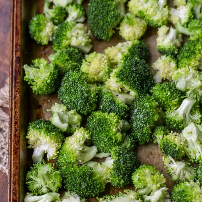 Easy Roasted Broccoli Recipe {With Parmesan} | Lil' Luna