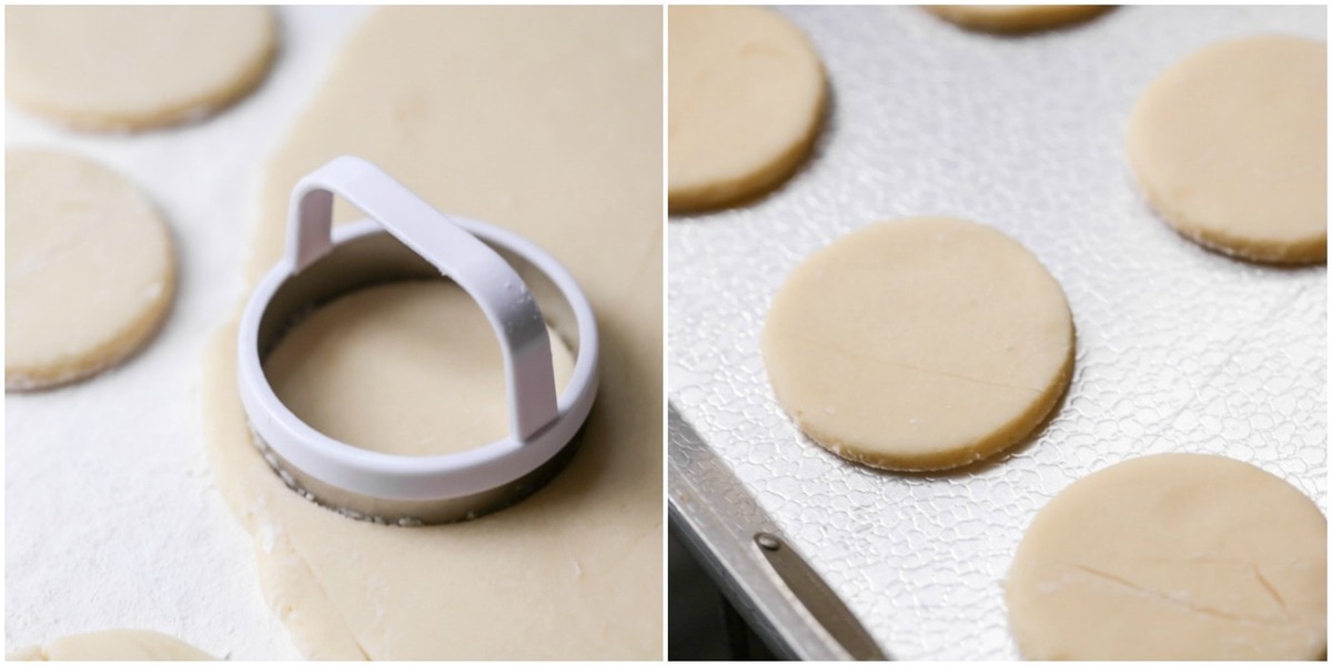 Peppermint Cookie Dough and Cookie Cutter